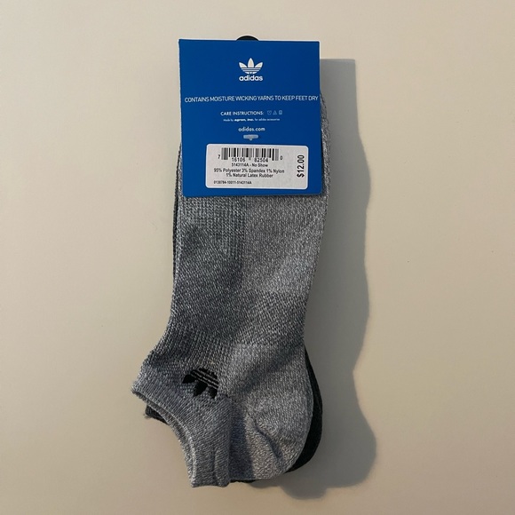 Adidas Ankle Socks 2 Pair - Picture 2 of 2